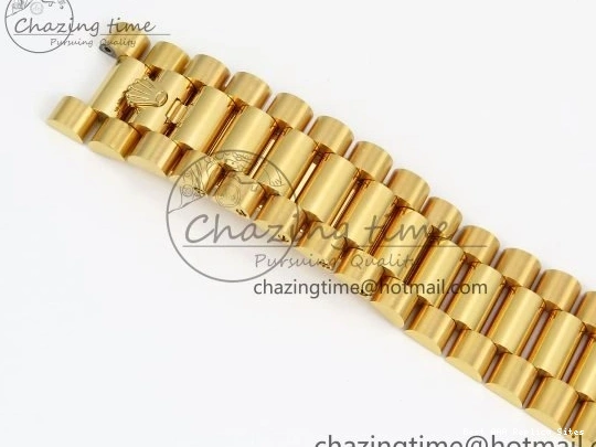 Best AAA Replica Sites Bezel ARF 228238 Crystal Diamonds Bracelet DayDate WrinkleFree 40 YG President VR 1550 on Steel 904L 0123